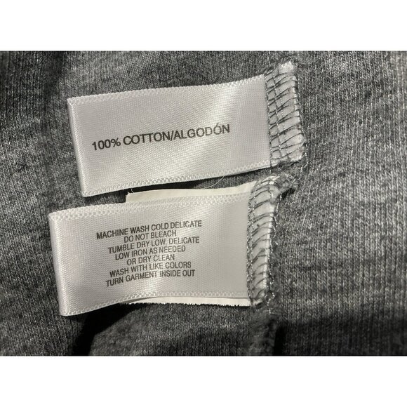 Cutter & Buck 1/4 Zip Large Mens Sweater Grey Cotton Covered Zipper - Picture 7 of 8